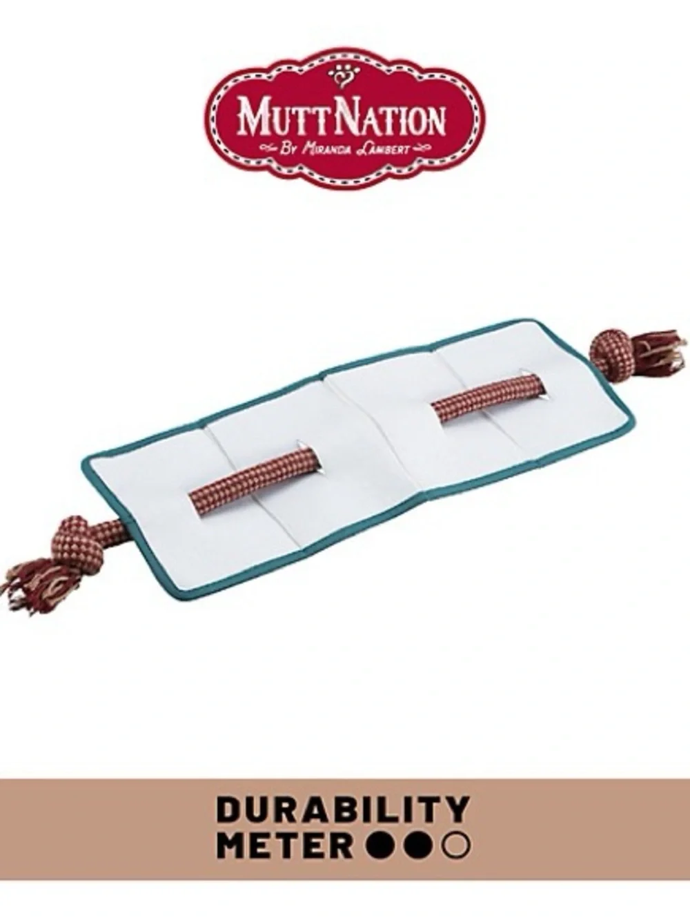 MuttNation On The Road Map Tug Dog Rope Toy Combo
